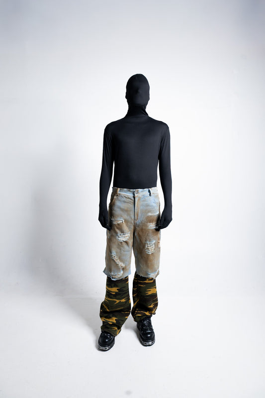 Vacant Hybrid Denim Pants ( Camo )