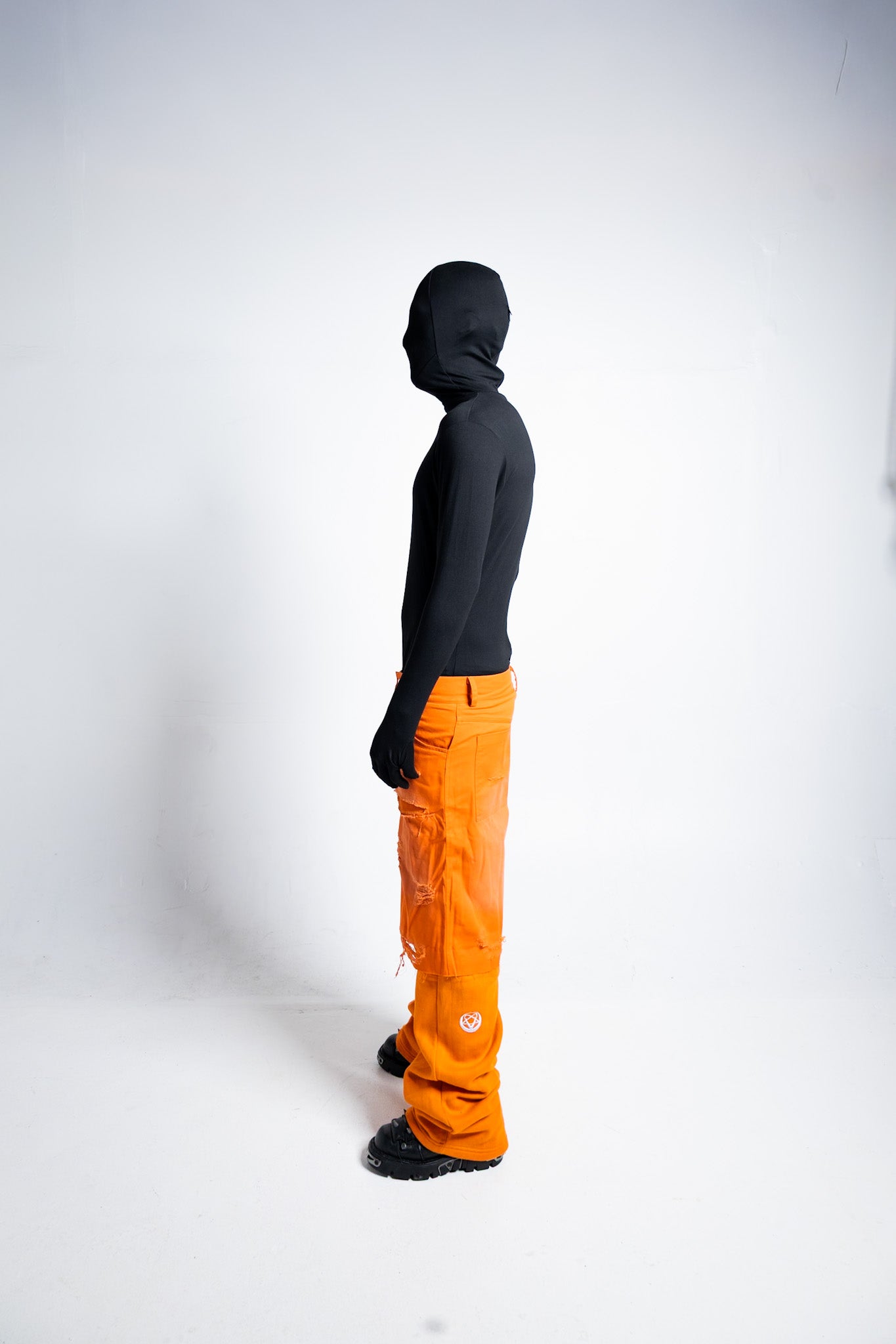 Vacant Hybrid Denim Pants ( Orange )