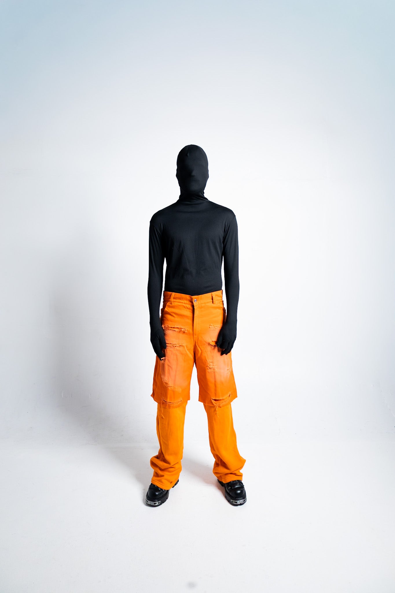 Vacant Hybrid Denim Pants ( Orange )