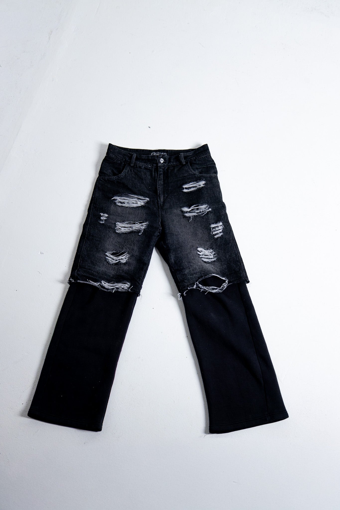 Vacant Hybrid Denim Pants ( Black )
