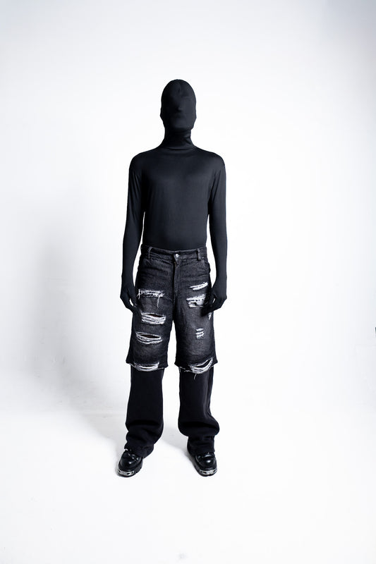 Vacant Hybrid Denim Pants ( Black )