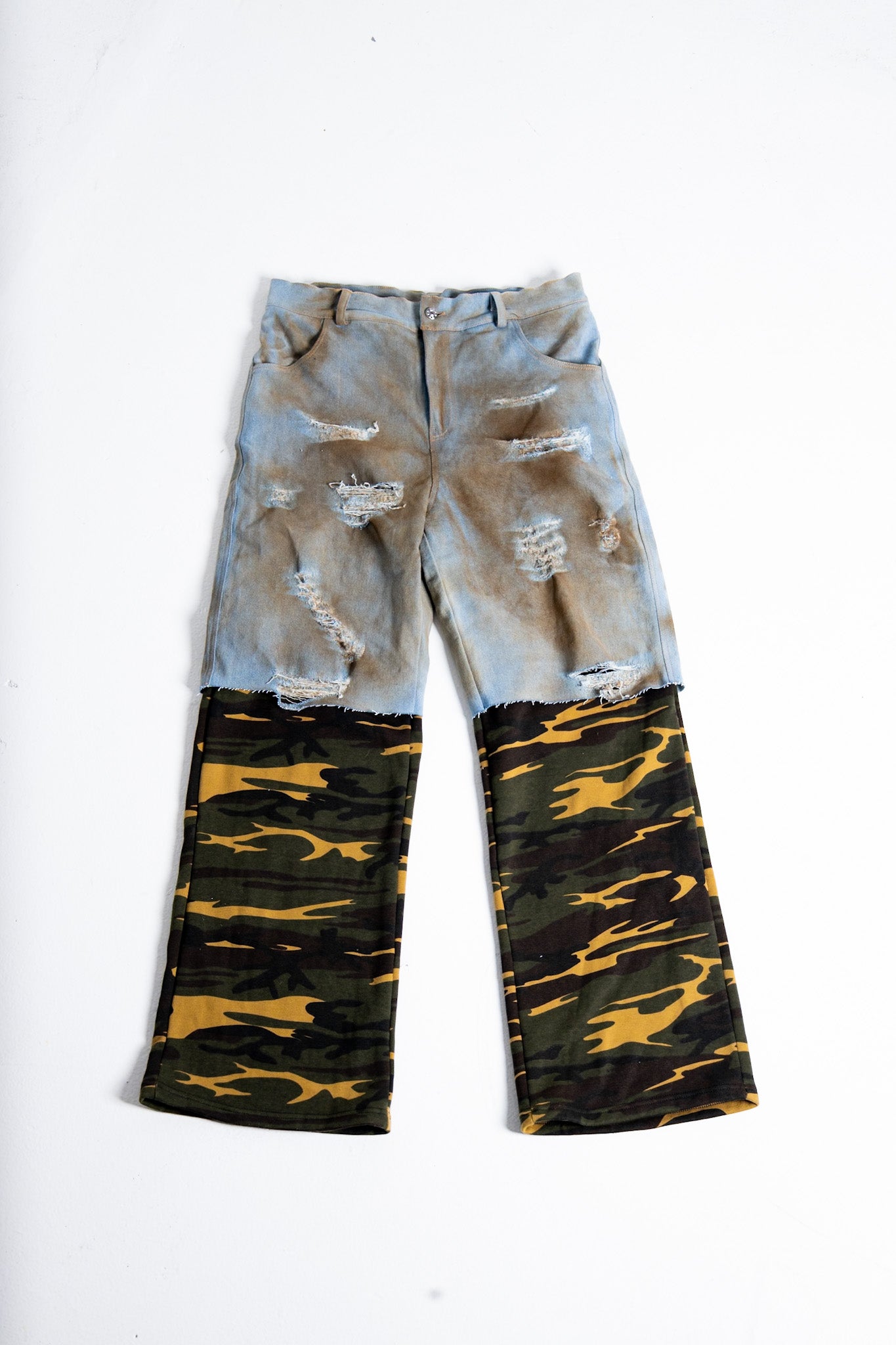Vacant Hybrid Denim Pants ( Camo )