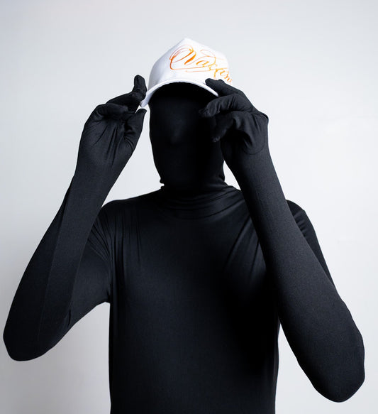 Vacant Script Hat ( White )