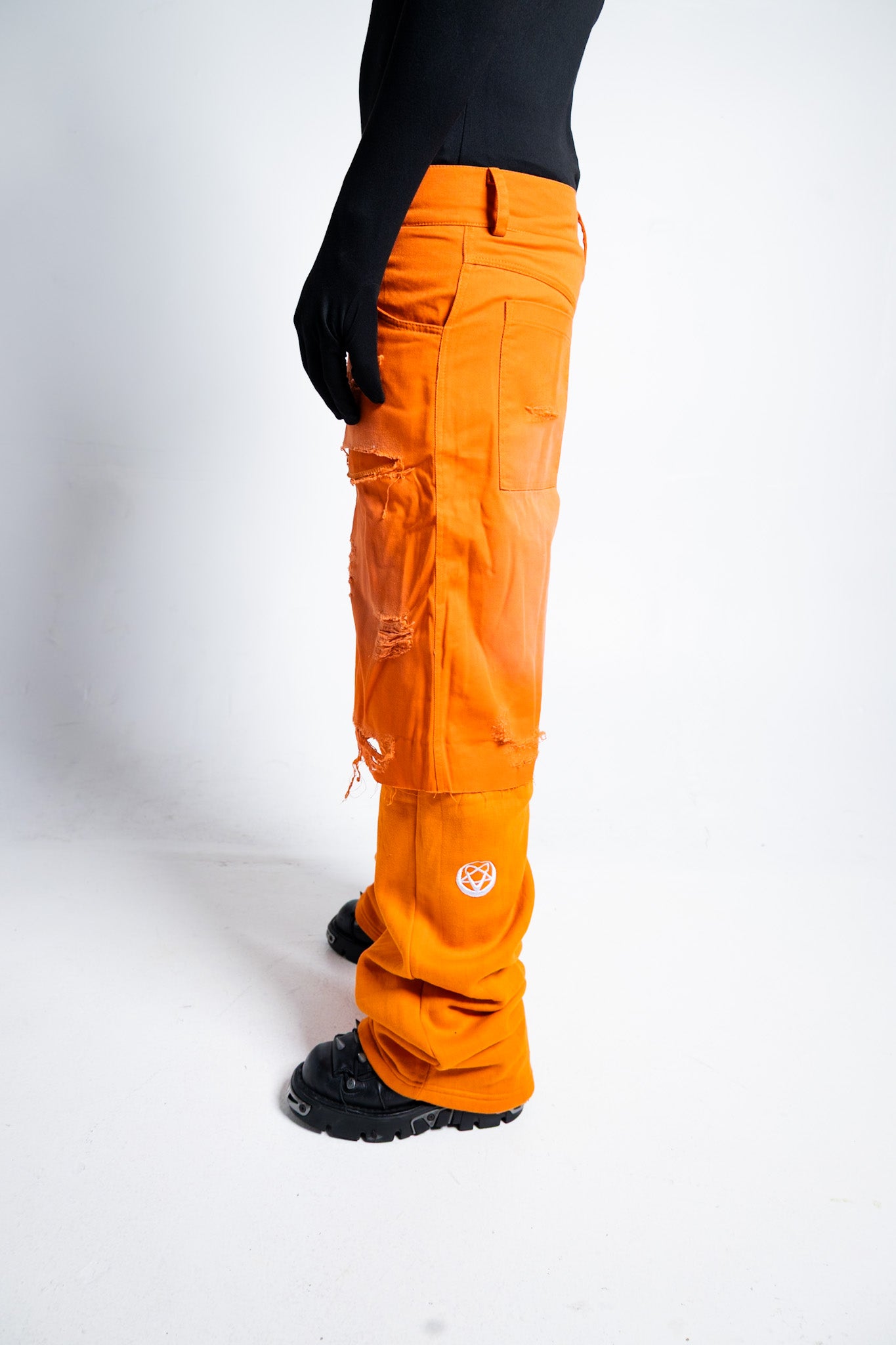Vacant Hybrid Denim Pants ( Orange )